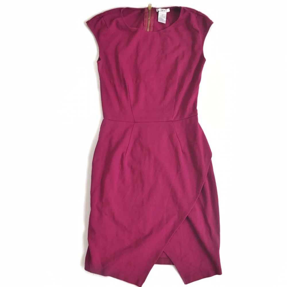 Bar III Magenta Pink Envelope Dress - Picture 2 of 3
