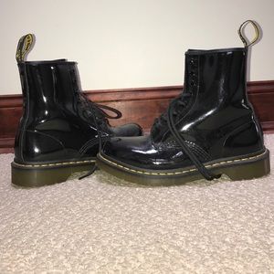 NWOT Dr. Martens Patent Leather Boots