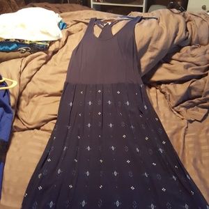 Navy blue maxi
