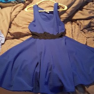 Blue dress