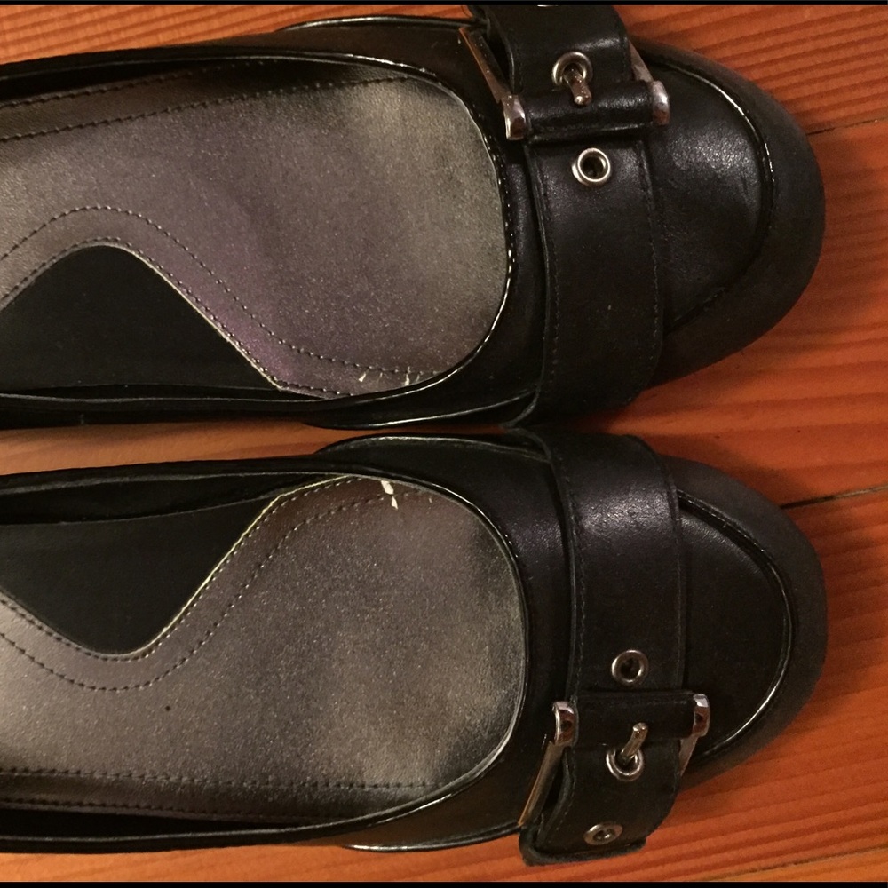 Black Ballet Flats - Size 9