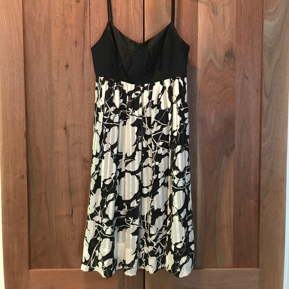 BCBG Black and White Dress