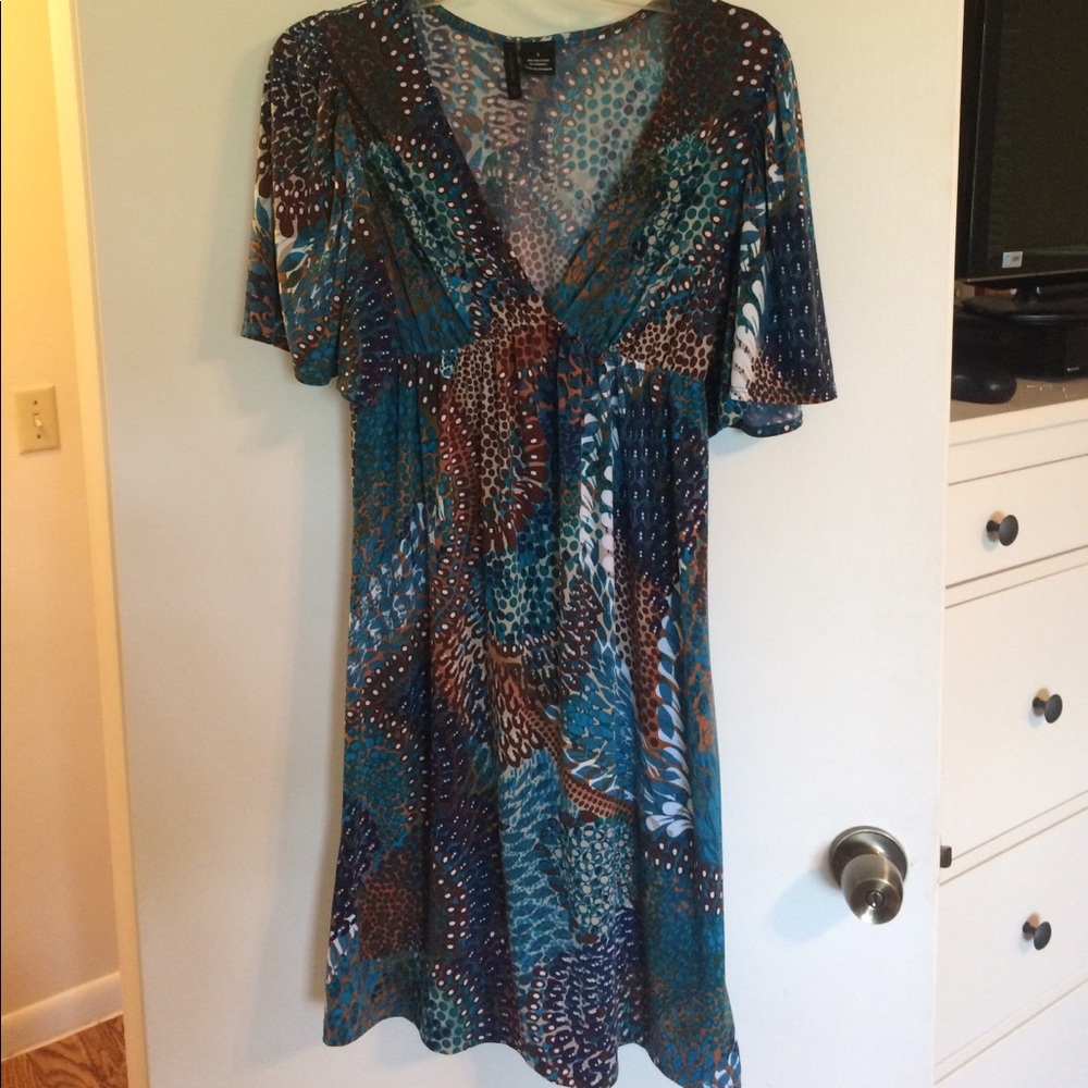 Multi colored dress, flowy