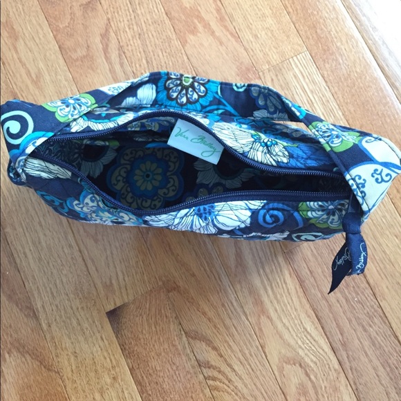 Vera Bradley Bag Mod Floral Blue Maggie Purse - Picture 2 of 4