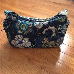 Vera Bradley Bag Mod Floral Blue Maggie Purse