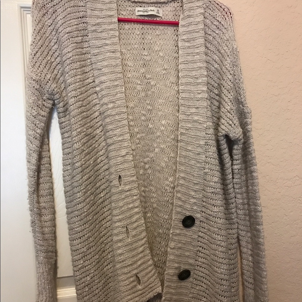 Abercrombie light sweater cardigan