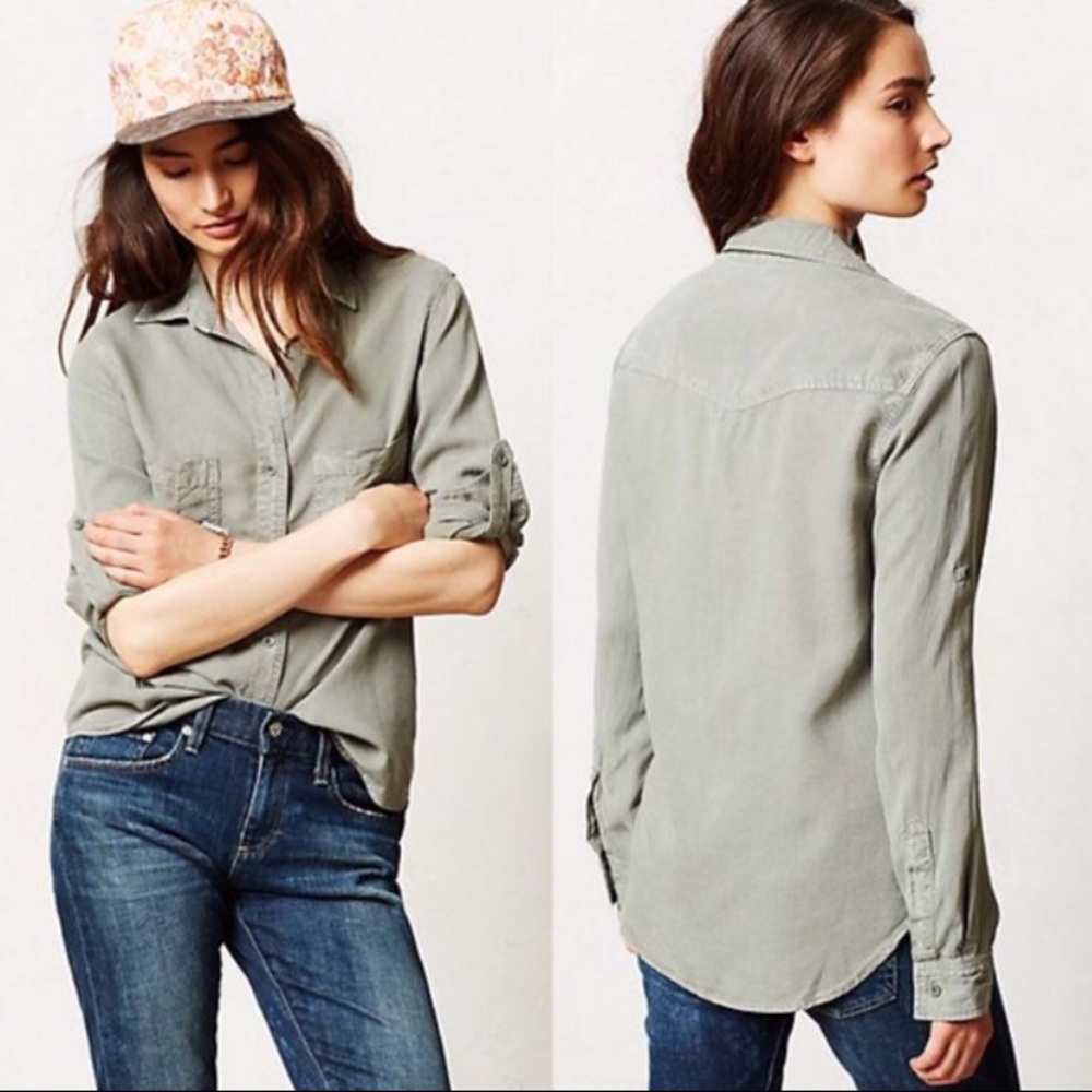 Anthropologie Cloth And Stone button down
