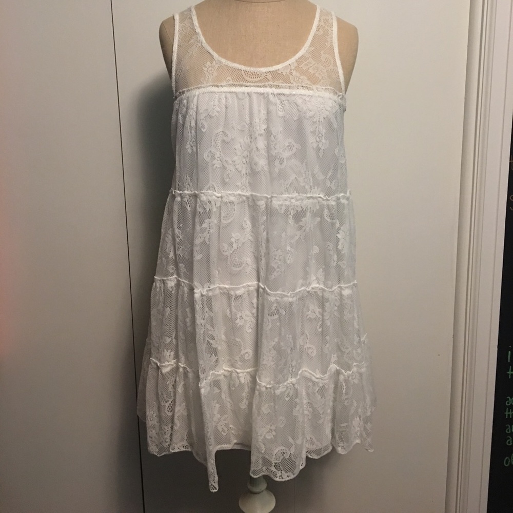 White Lace Dress! Worn Once!