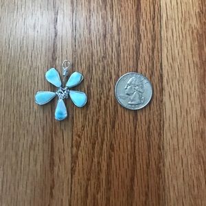 Larimar stone pendant