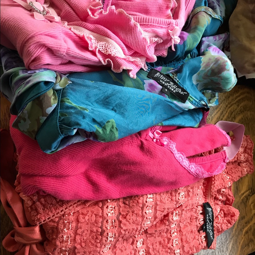 4 Betsy Johnson tops