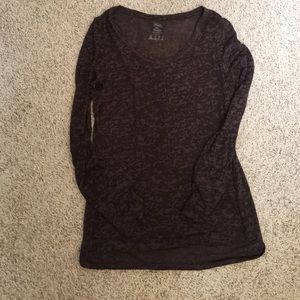 XL Vanity burnout long sleeve tee