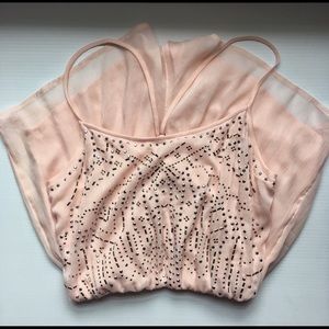 Hollister Pink Open Back Romper