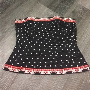 White House Black Market Strapless Bustier- Size 8