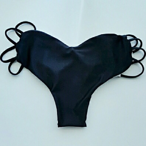 NWOT never worn Black bikini bottom size small - Picture 2 of 6