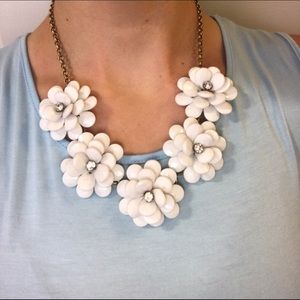 J. Crew Flower necklace