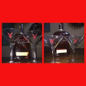 2 Playboy Martini glasses - on hold for @Suuren