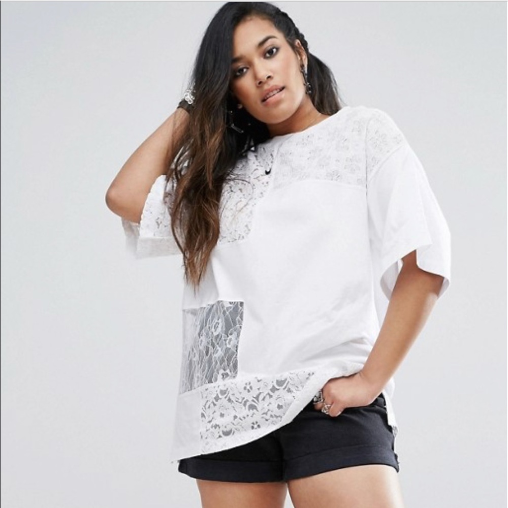 Asos curve lace top
