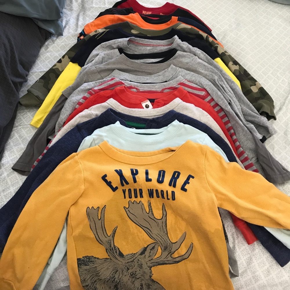 3T/4T long sleeve bundle. 15 tops.