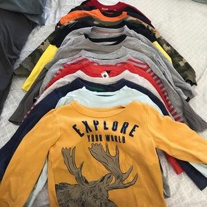 3T/4T long sleeve bundle. 15 tops.