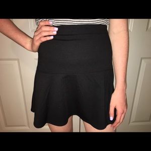 Black Banda republic peplum skirt