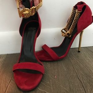 Red Versace Sandals
