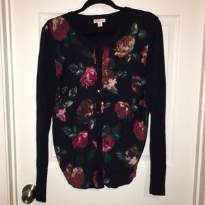 Floral sweater