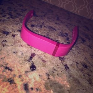 Pink Fitbit flex wristband