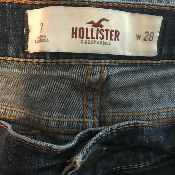 Dark Hollister jean shorts - Picture 4 of 4