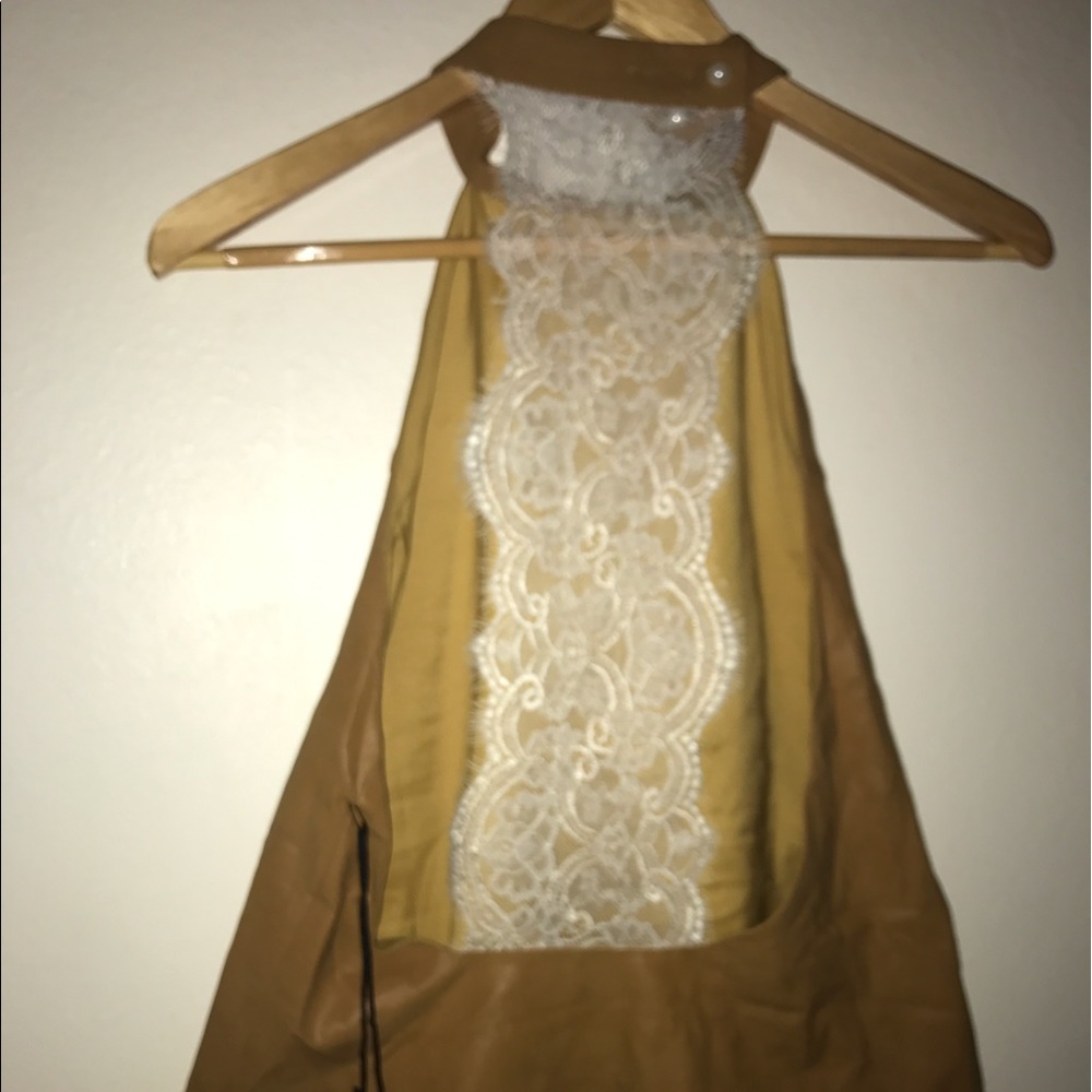 For love and lemons tan halter