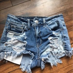 Jean shorts