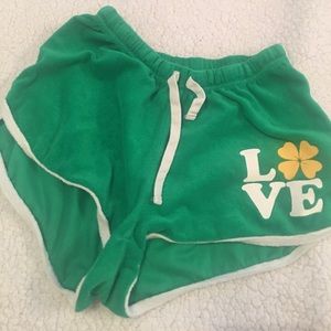 Irish Shamrock love shorts