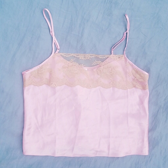 Silky Pink Shorts and Cami Set - Picture 3 of 4