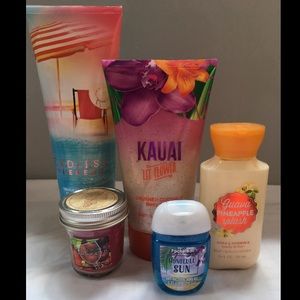 Bath and body works set (5) On sale!