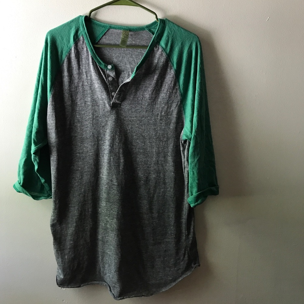 Luck Green Baseball Tee