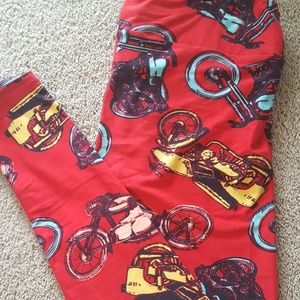 LuLaRoe Tall/Curvy Motorcycle Leggings
