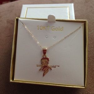 10k, gold chain, 10K pendant