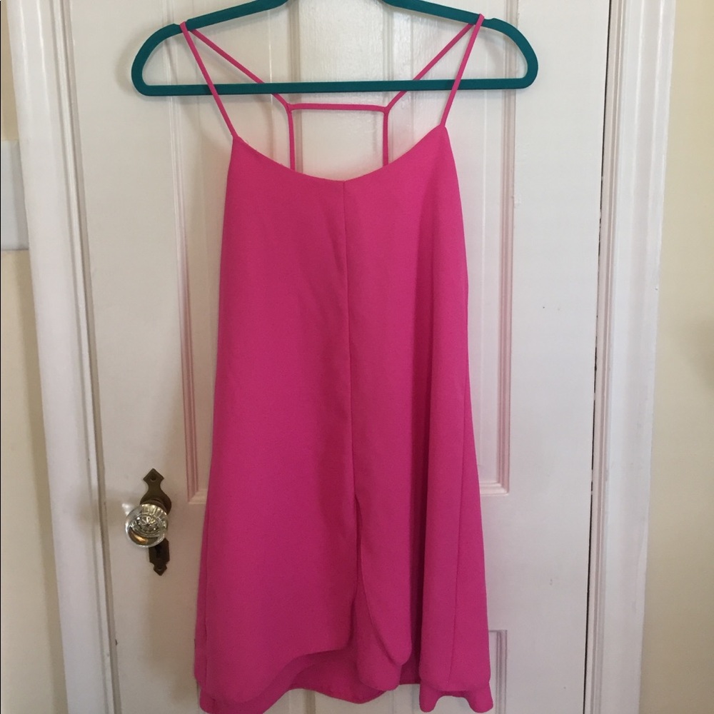 Topshop • Pink Shift Dress