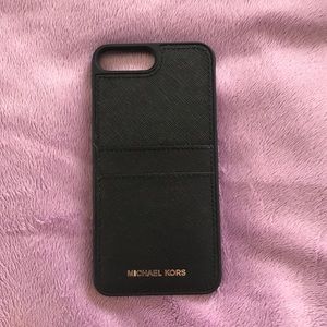 Michael Kors Leather wallet IPhone 7 plus Case