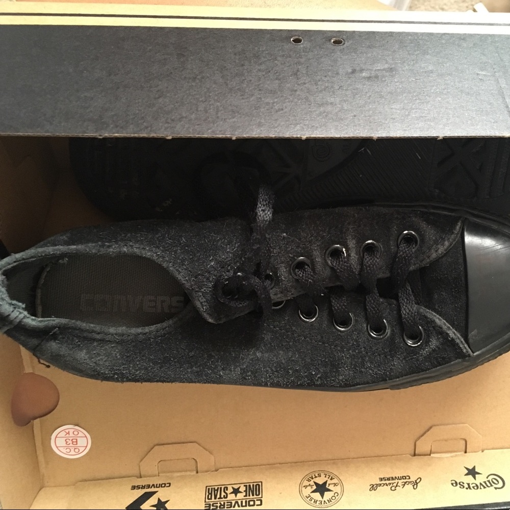 Black suede converse