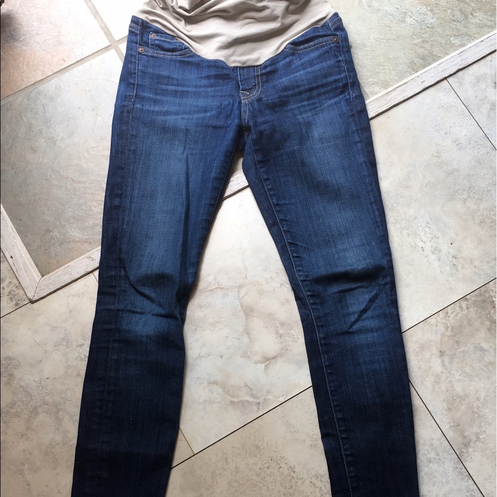 7 for all Mankind maternity skinny jeans