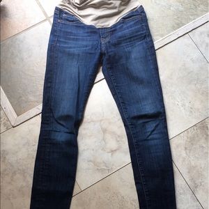 7 for all Mankind maternity skinny jeans