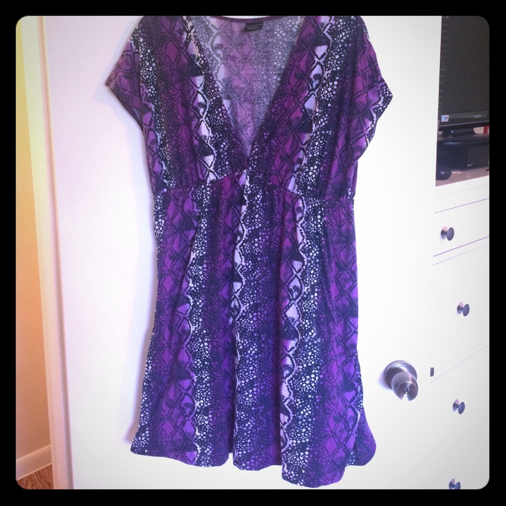 Purple dress