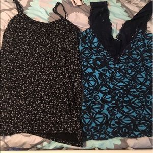 2 floral free people tops