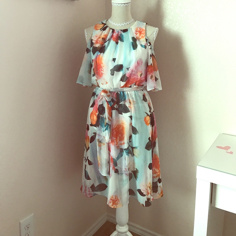 Calvin Klein floral dress