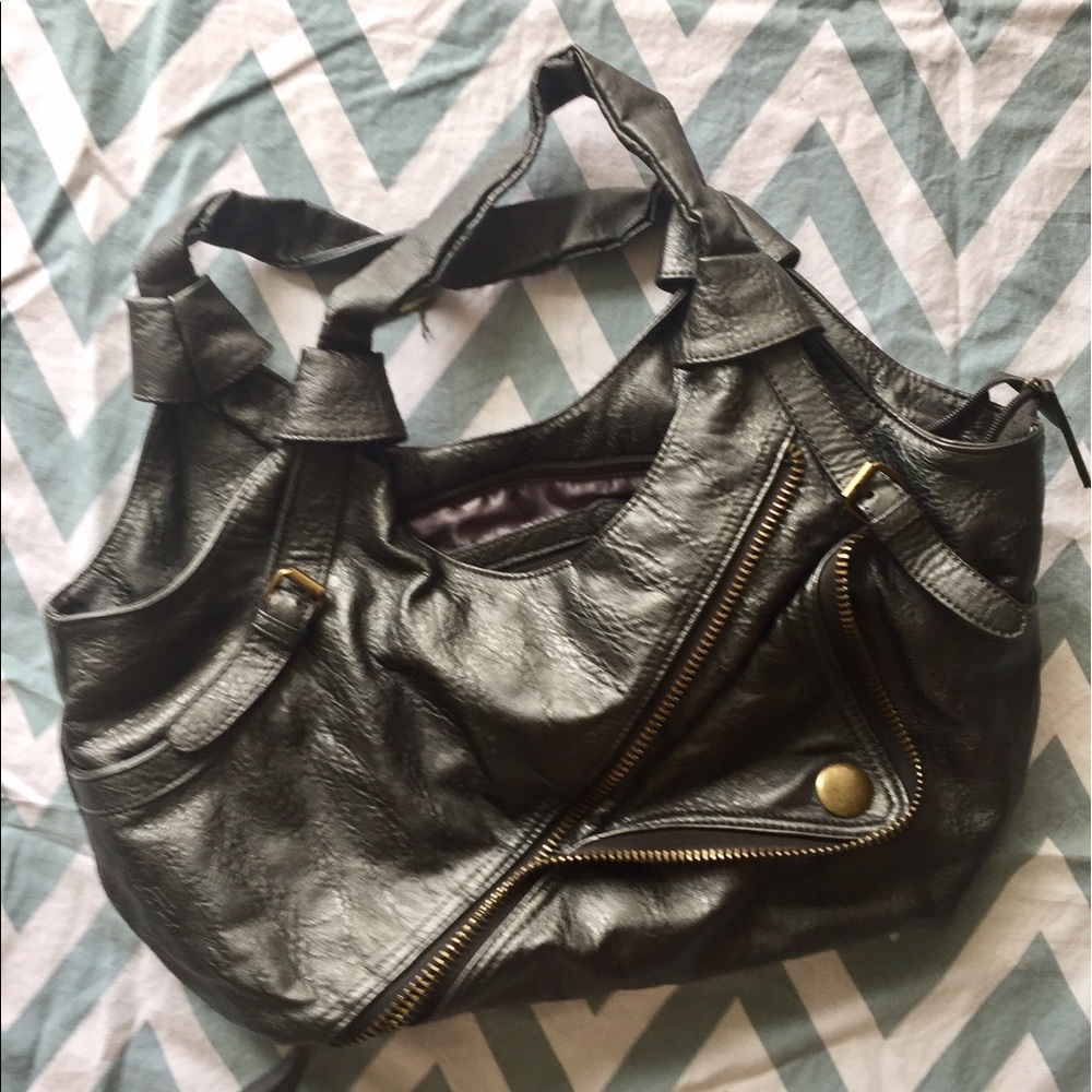 Big Buddha shoulder bag/silver