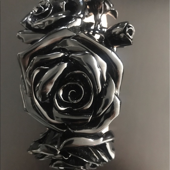 Alexander McQueen Pink Roses Snakeskin Box Clutch - Picture 5 of 7