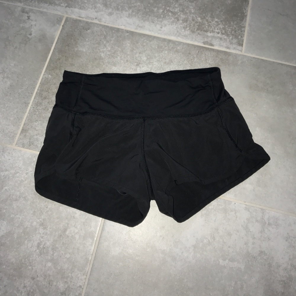 Lulu Lemmon black speed shorts
