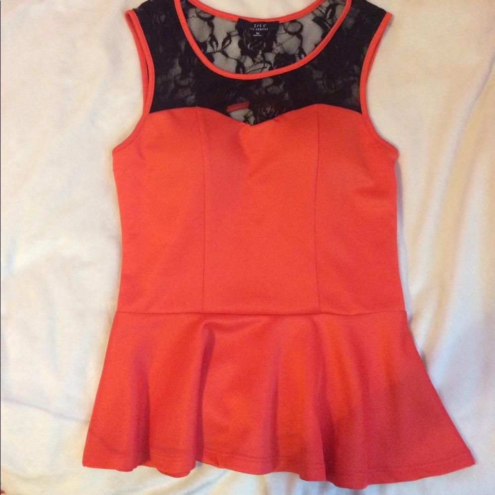 Peplum tank