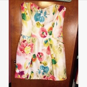Modcloth Floral Formal Minidress