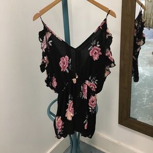 Cute Floral Rumper